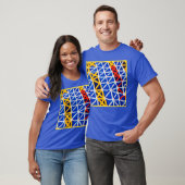 Lebhafte Abstrakte Farben T-Shirt (Unisex)