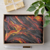 Lebhafte Abstrakte Flamme Seidenpapier (Geschenk)