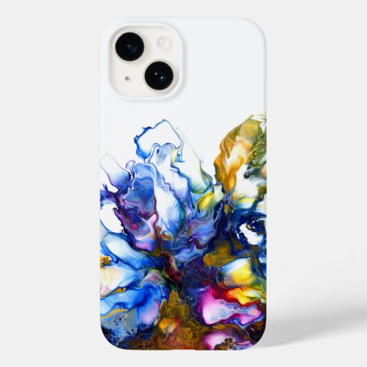 Lebhafte Abstrakte Fluid Art Luxury Case-Mate iPhone Hülle (Rückseite)