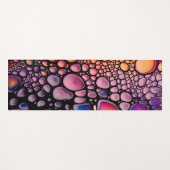 Lebhafte Abstrakte flüssige Kunstfusion Yogamatte (Vorderseite (Horizontal))