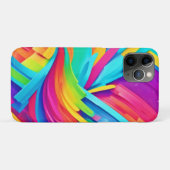 Lebhafte Abstrakte Formen Kunst Case-Mate iPhone Hülle (Rückseite (Horizontal))