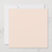 Lebhafte Abstrakte Hochzeit Dankeskarte (Rückseite)