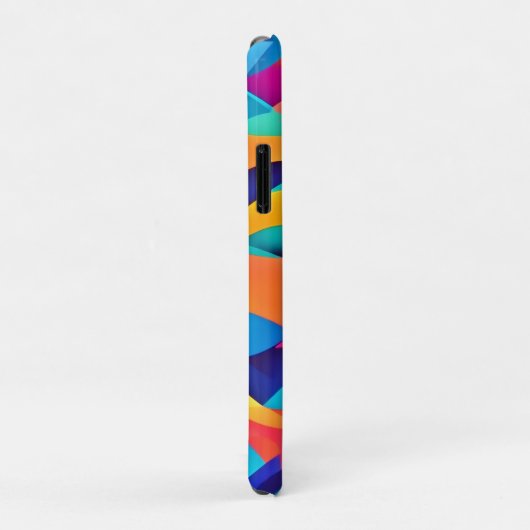 Lebhafte Abstrakte Kunst der Wavy Case-Mate iPhone Hülle (Hinten/Rechts)