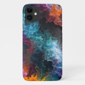 Lebhafte Abstrakte Kunst: Ein Kaleidoskop Case-Mate iPhone Hülle (Rückseite)