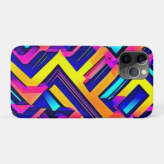 Lebhafte Abstrakte Kunst: Energie entfesselt Case-Mate iPhone Hülle (Rückseite (Horizontal))