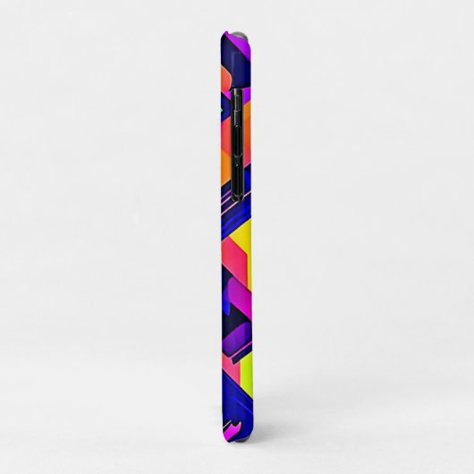 Lebhafte Abstrakte Kunst: Energie entfesselt Case-Mate iPhone Hülle (Hinten/Links)