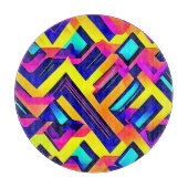 Lebhafte Abstrakte Kunst: Energie entfesselt Schneidebrett (Vorderseite)