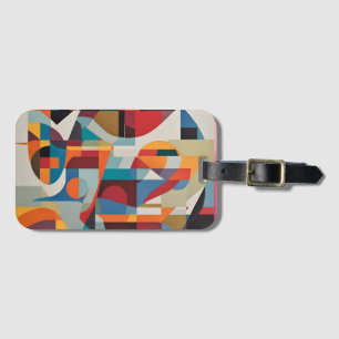 Lebhafte Abstrakte Kunst - expressives und farbenf Gepäckanhänger