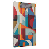 Lebhafte Abstrakte Kunst - expressives und farbenf Klemmbrett (Rechts)