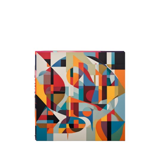 Lebhafte Abstrakte Kunst - expressives und farbenf T-Shirt