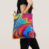 Lebhafte Abstrakte Kunst Tasche (Von Nahem)