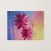 Lebhafte Abstrakte Lotus-Blume Puzzle (Horizontal)