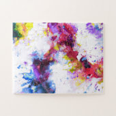 Lebhafte Abstrakte Malerei Puzzle (Horizontal)