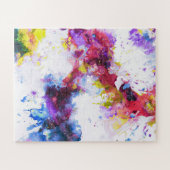 Lebhafte Abstrakte Malerei Puzzle (Horizontal)