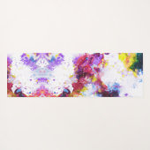 Lebhafte Abstrakte Malerei Yogamatte (Rückseite (Horizontal))