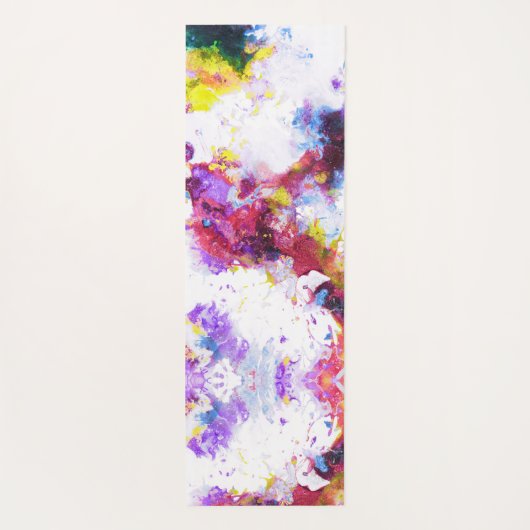 Lebhafte Abstrakte Malerei Yogamatte (Rückseite)