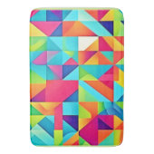 Lebhafte Abstrakte Muster Badematte (Vorderseite Vertikal)