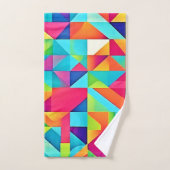 Lebhafte Abstrakte Muster Badhandtuch Set (Handtuch)