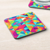 Lebhafte Abstrakte Muster Getränkeuntersetzer (Linke Seite)