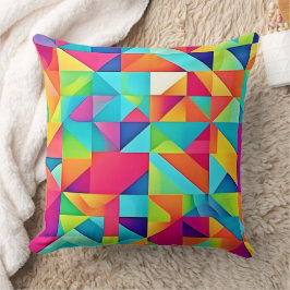 Lebhafte Abstrakte Muster Kissen