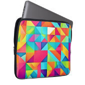 Lebhafte Abstrakte Muster Laptopschutzhülle (Vorne Rechts)