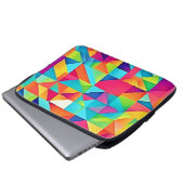 Lebhafte Abstrakte Muster Laptopschutzhülle (Vorne Knopf)