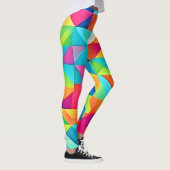 Lebhafte Abstrakte Muster Leggings (Rechts)