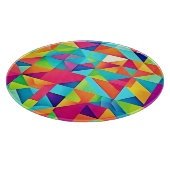 Lebhafte Abstrakte Muster Schneidebrett (Ecke)