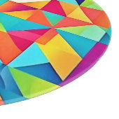 Lebhafte Abstrakte Muster Schneidebrett (Ecke)