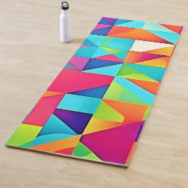 Lebhafte Abstrakte Muster Yogamatte