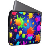 Lebhafte Abstrakte Paint-Explosion Laptopschutzhülle (Vorne Rechts)