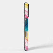 Lebhafte Abstrakte Pinselstriche Case-Mate iPhone Hülle (Rückseite / Rechts)