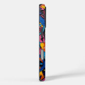 Lebhafte Abstrakte Ribbons Case-Mate iPhone Hülle (Rückseite / Rechts)