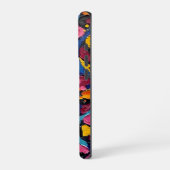 Lebhafte Abstrakte Ribbons iPhone Hülle (Linke Seite)