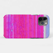 Lebhafte Abstrakte Rosa und Lila Streifen Kunst, D Case-Mate iPhone Hülle (Rückseite (Horizontal))