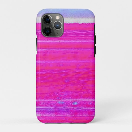 Lebhafte Abstrakte Rosa und Lila Streifen Kunst, D Case-Mate iPhone Hülle (Rückseite)