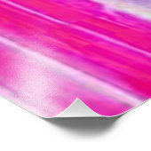 Lebhafte Abstrakte Rosa und Lila Streifen Kunst, D Fotodruck (Ecke)