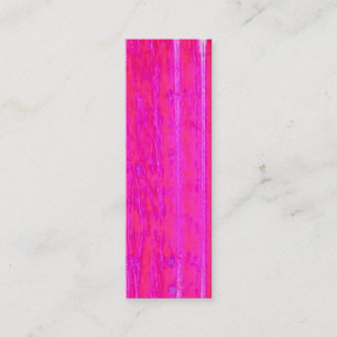 Lebhafte Abstrakte Rosa und Lila Streifen Kunst, D Mini Visitenkarte