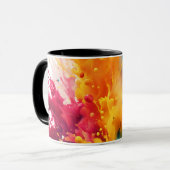 Lebhafte Abstrakte Splash Tasse (Vorderseite Links)