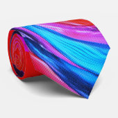 Lebhafte Abstrakte Swirl-Gefärbte Krawatte farbenf (Gerollt)