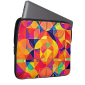 Lebhafte Abstrakte Symmetrie Laptopschutzhülle (Vorne Rechts)