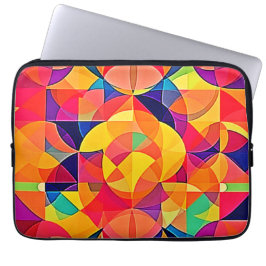 Lebhafte Abstrakte Symmetrie Laptopschutzhülle