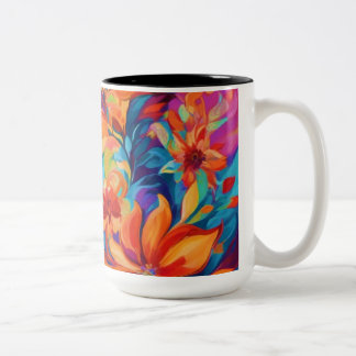 Lebhafte Abstrakte Tasse