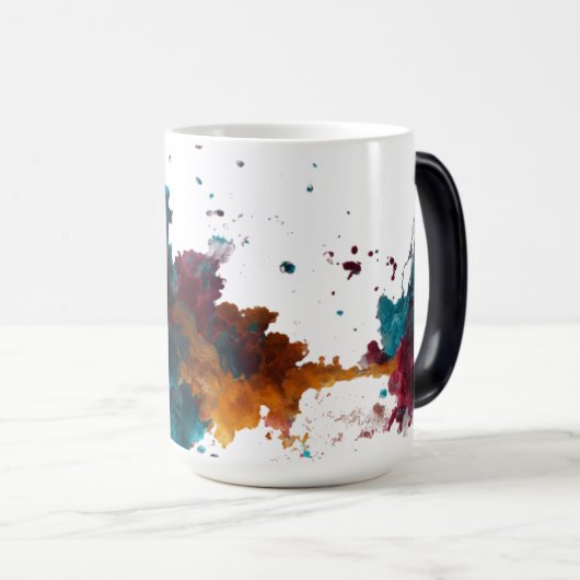 Lebhafte Abstrakte Tasse des Farbschlauchs (VorderseiteRechts)