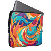 Lebhafte Abstrakte Traumlandschaft Laptopschutzhülle (Vorne Rechts)