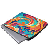 Lebhafte Abstrakte Traumlandschaft Laptopschutzhülle (Vorne Knopf)