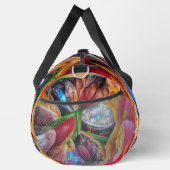 Lebhafte Abstrakte Tulip Reflections Duffle Bag (Rechts)