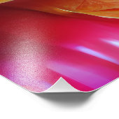 Lebhafte Abstrakte Tulip Reflections Fotodruck (Ecke)