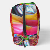 Lebhafte Abstrakte Tulip Reflections Waschbeutel (Rechts)