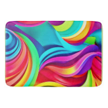 Lebhafte Abstrakte Waves in dynamischer Farbe